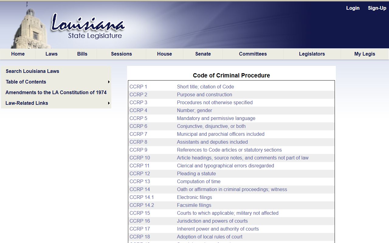 Vernon Parish criminal court records Louisiana expungement articles